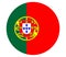 Flag of Portugal. Portugal flag illustration. Portugal flag picture.