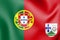 Flag of Portuguese East Africa proposal. 3D Illustration