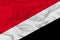 Flag of Principality of Sealand, Fabric flag of Principality of Sealand. Principality of Sealand National Flag, Fabric and Texture