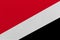 Flag of Principality of Sealand, Fabric flag of Principality of Sealand. Principality of Sealand National Flag, Fabric and Texture