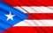 Flag of Puerto Rico United States - San Juan