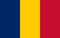 The Flag Of The Republic Of Chad vector icon.