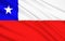 Flag of Republic of Chile, Santiago