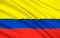 Flag of Republic of Colombia, Santa Fe de Bogota