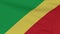 flag Republic of the Congo patriotism national freedom, seamless loop