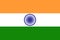 Flag of the Republic of India,tricolor with the symbol of the wheel of ashoka chakra in the center.National country symbol, has