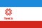 Flag of the Republic of Mari El. Russia