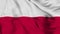 Flag of the Republic of Poland gently waving in the wind