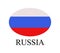 Flag of russia illustrated