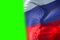 Flag of russia waving in the wind, russian federation flag, with