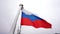 The flag of the Russian federation waving in the wind, Russian flag background