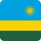 Flag Rwanda illustration vector eps