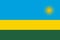 Flag of Rwanda. Republic of Rwanda flag