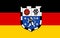 Flag of Saarbrucken is the capital of Saar, Germany