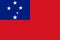 Flag Samoa flat style