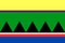 flag of Samoyedic peoples Selkups. flag representing ethnic group or culture, regional authorities. no flagpole. Plane layout,