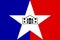 Flag of San Antonio in Texas, USA