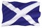 The flag of Scotland