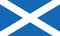 Flag of Scotland also known as St Andrews Cross or the Saltire