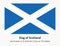 Flag of Scotland also known as St Andrews Cross or the Saltire