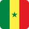 Flag Senegal Africa illustration vector eps