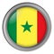 Flag Senegal round as a button