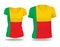 Flag shirt design of Benin