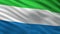 Flag of Sierra Leone - seamless loop