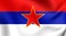 Flag of Socialist Republic of Serbia 1943-1992