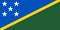 The flag of Solomon Islands