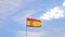 Flag of Spain waving