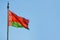 Flag, state, big, wind, Republic of Belarus, Europe, Palace of Independence, Lukashenko, sky background, open space, copy space, c