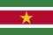 Flag of Suriname. Republic of Suriname