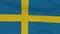 flag Sweden patriotism national freedom, seamless loop
