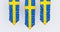 Flag of Sweden, Sweden Waving Flag.