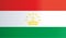 Flag of Tajikistan, Republic of Tajikistan.