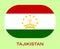 Flag Of Tajikistan, Tajikistan flag, National flag of Tajikistan. rounded corner flag of Tajikistan
