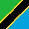 Flag of Tanzania. Correct RGB colours