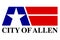 Flag Of The Texan City Of Allen
