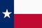 Flag of Texas. Official colors. Flat vector illustration