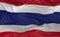 Flag of the Thailand waving in the wind 3d render