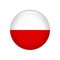 Flag of Thuringia button