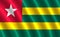 The flag of Togo