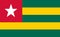 The flag of Togo