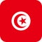 Flag Tunisia Africa illustration vector eps