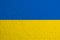 Flag of Ukraine. Brick wall texture of the flag of Ukraine