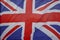 Flag of the United Kingdom, Closeup of Union Jack flag