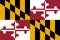 Flag of the USA State of Maryland, vector.