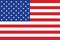 Flag of usa , vector icon . American flag.Color flag of united states
