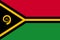 Flag Vanuatu islands flat style